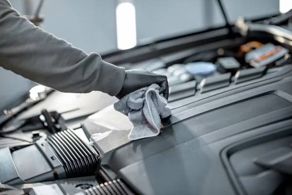 Engine bay clean